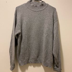 Brandy Melville - Gray Mockneck Sweater, one size